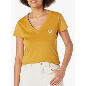 True Religion Mustard Short Sleeve Tee